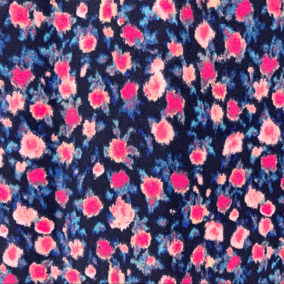 J. Crew- Navy Pink Blouse Size XS - Picture 6 of 7